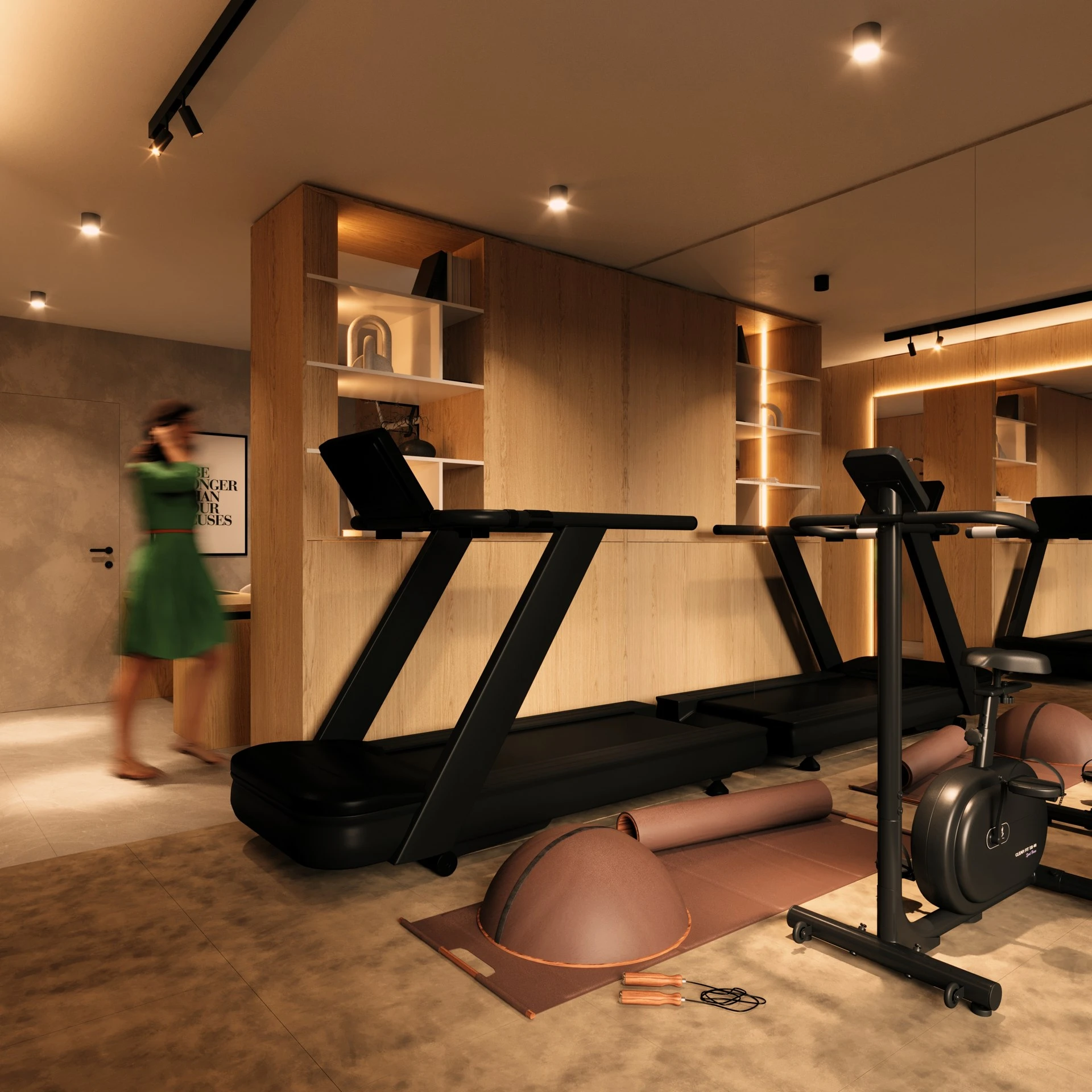Interiér fitness